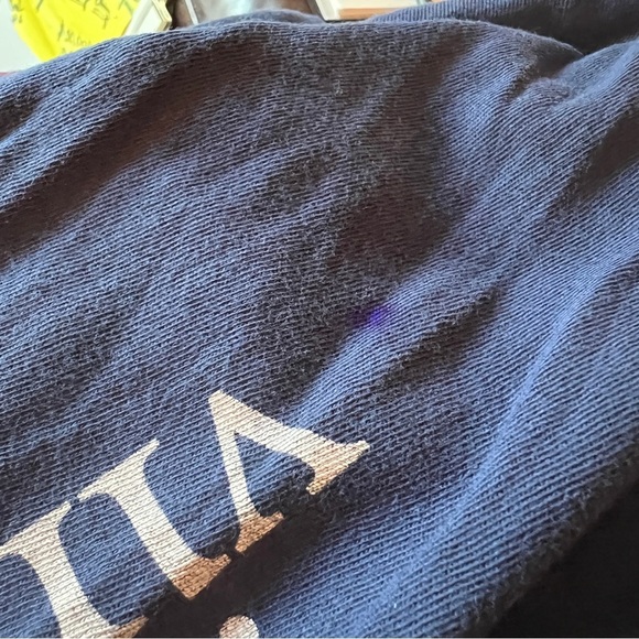 Vineyard Vines Unisex Lightweight Navy Blue Long Sleeve Hoodie Size Large - Picture 11 of 16